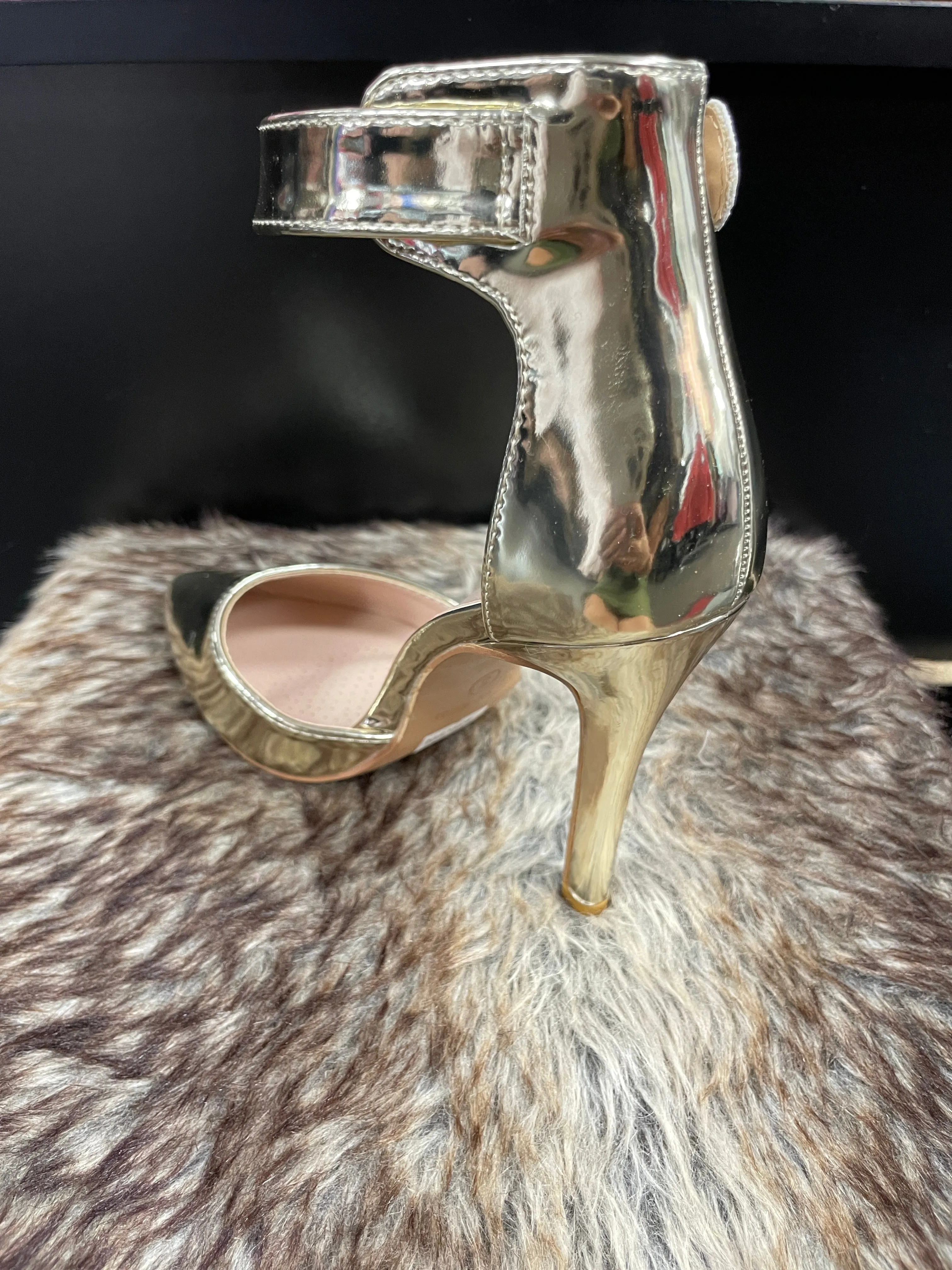Teresa Gold Metallic Heels