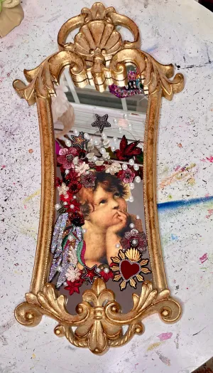 The Angels Mirror Canvas
