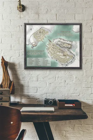 The City of Sturdjal Fantasy Map