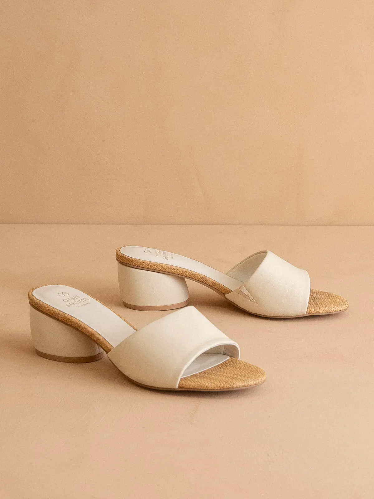The Paloma | Beige Low Heeled Sandal
