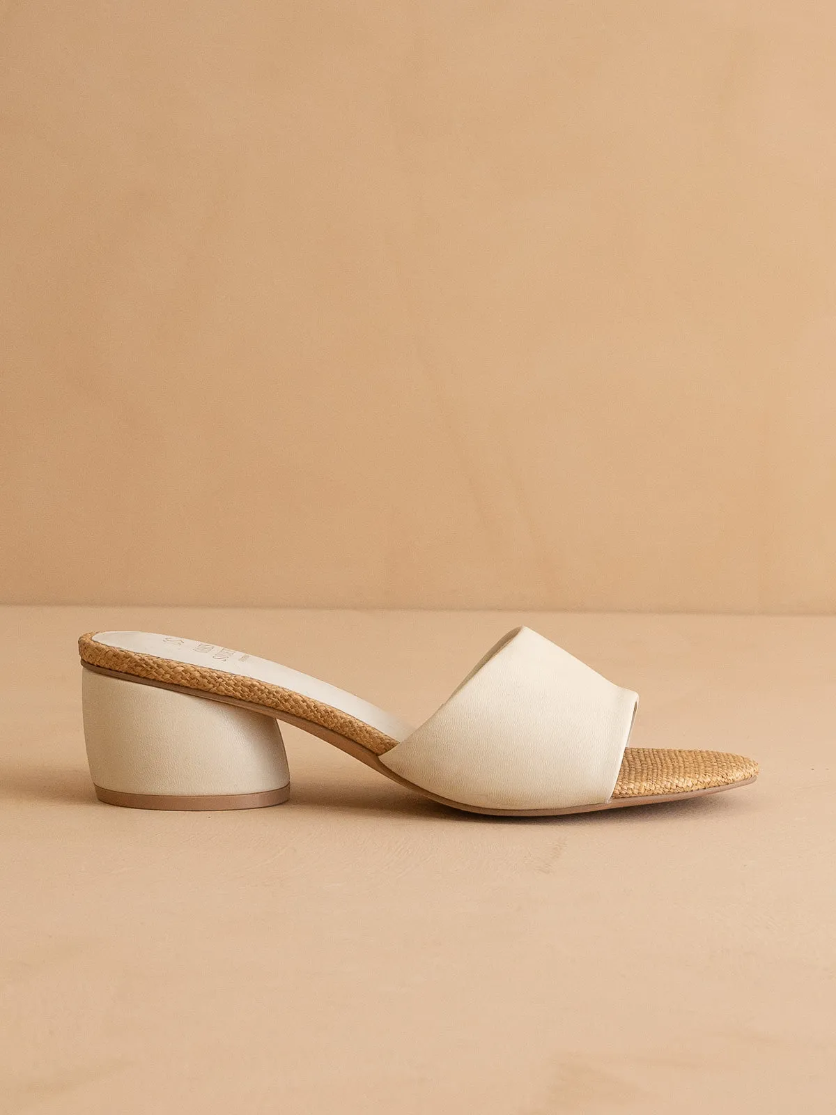 The Paloma | Beige Low Heeled Sandal