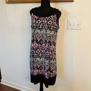 Tiana B. Print Spandex Blend Lightweight Dress, Sz. L.