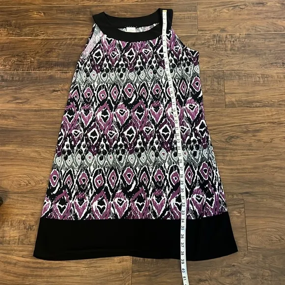 Tiana B. Print Spandex Blend Lightweight Dress, Sz. L.