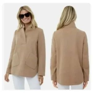 Tuckernuck Camel Emerson Wool Blend Equestrian Popover Jacket Size XXS NEW