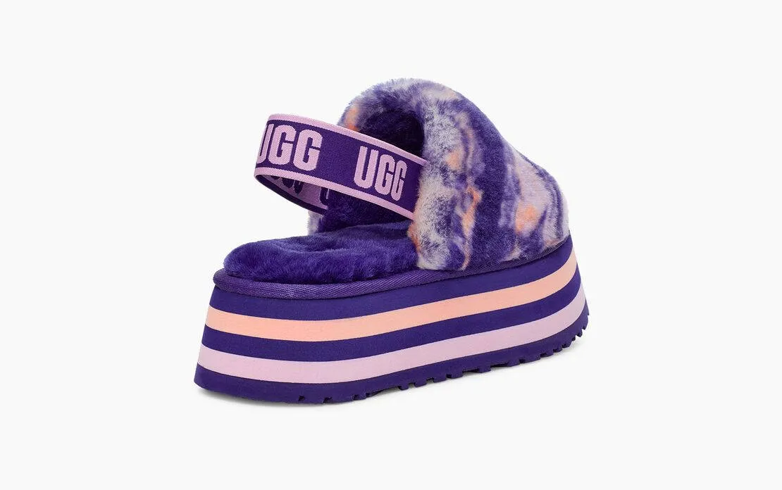 UGG Womens Disco Marble Slide Violet Night