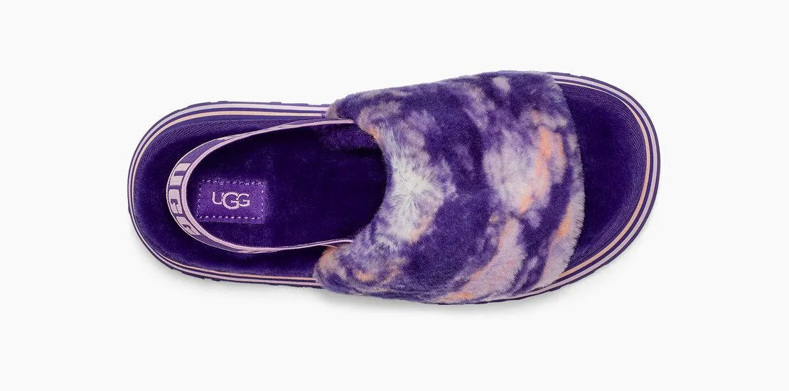 UGG Womens Disco Marble Slide Violet Night