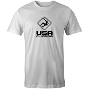 USA Climbing BW Logo Tee - Men's