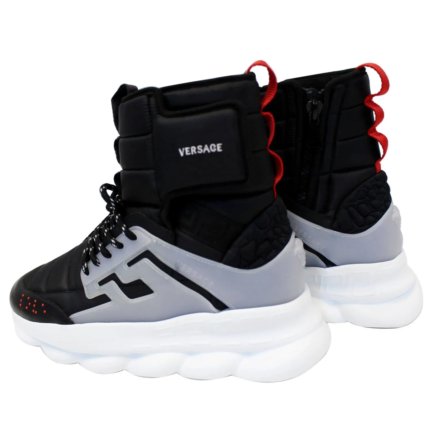 VERSACE Chain Reaction High Top Sneakers Size US 10