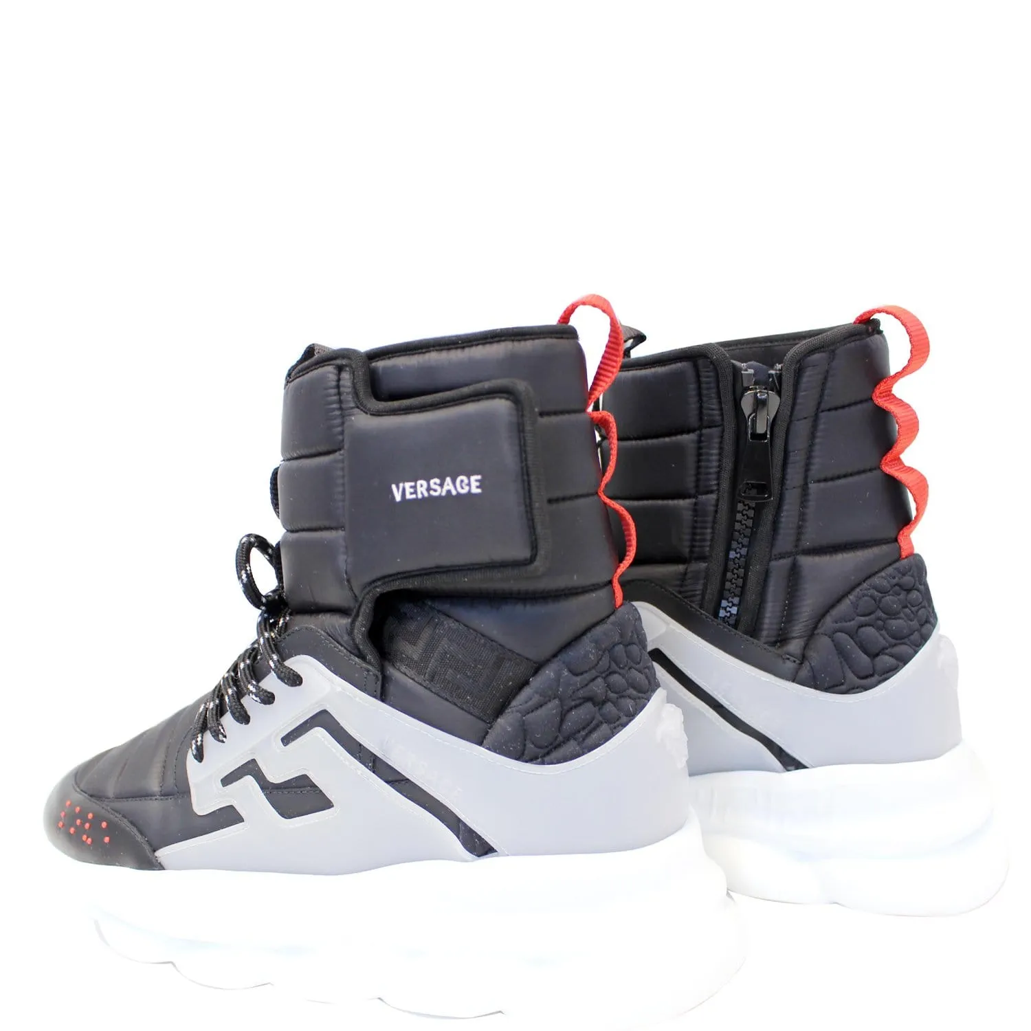 VERSACE Chain Reaction High Top Sneakers Size US 10