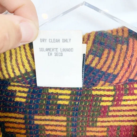 Vintage | Boho Southwestern Aztec Print Wool Tapestry Jacket
