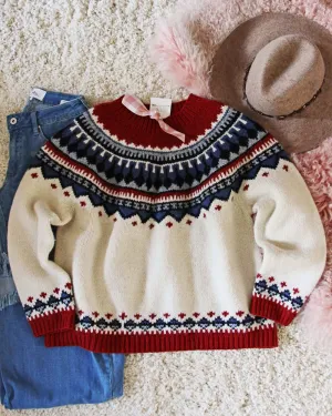 Vintage Fair Isle Knit Sweater