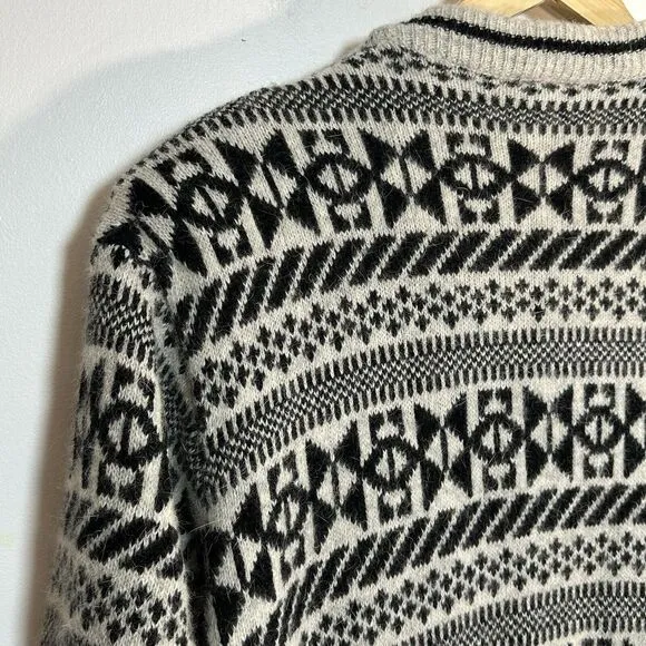 Vintage KENNINGTON Woman’s Wool Long Cardigan Large Oversized