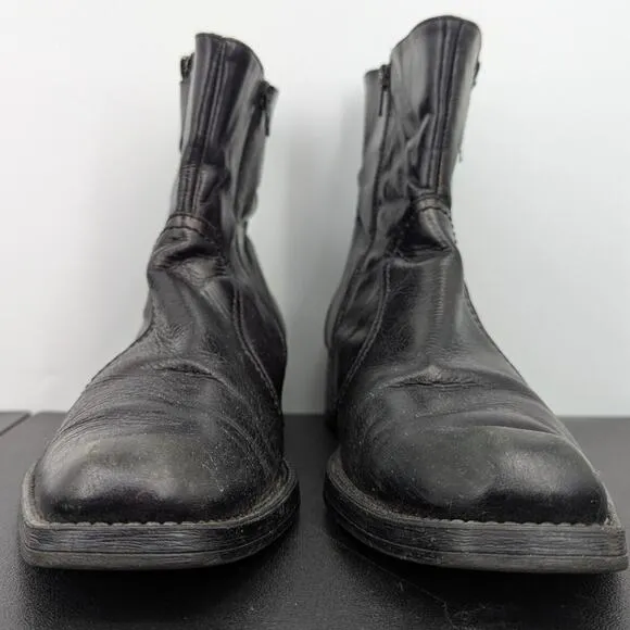 Vintage Leather Aldo Snip Toe Dark Brown Beatle Boots Size 9 Men's US 42 EU