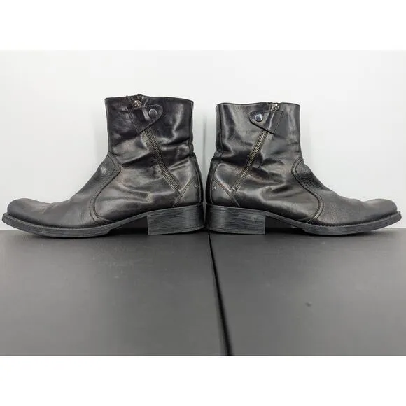 Vintage Leather Aldo Snip Toe Dark Brown Beatle Boots Size 9 Men's US 42 EU