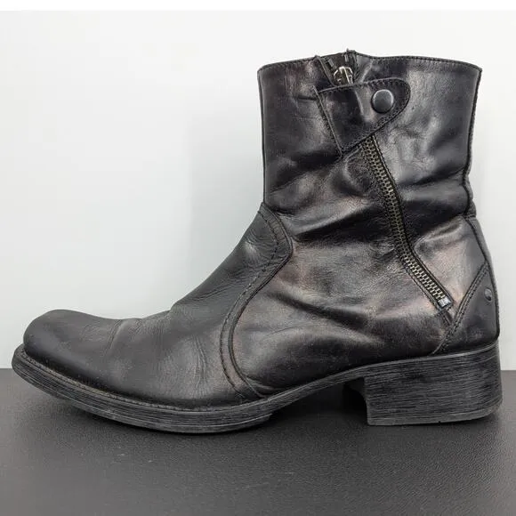 Vintage Leather Aldo Snip Toe Dark Brown Beatle Boots Size 9 Men's US 42 EU