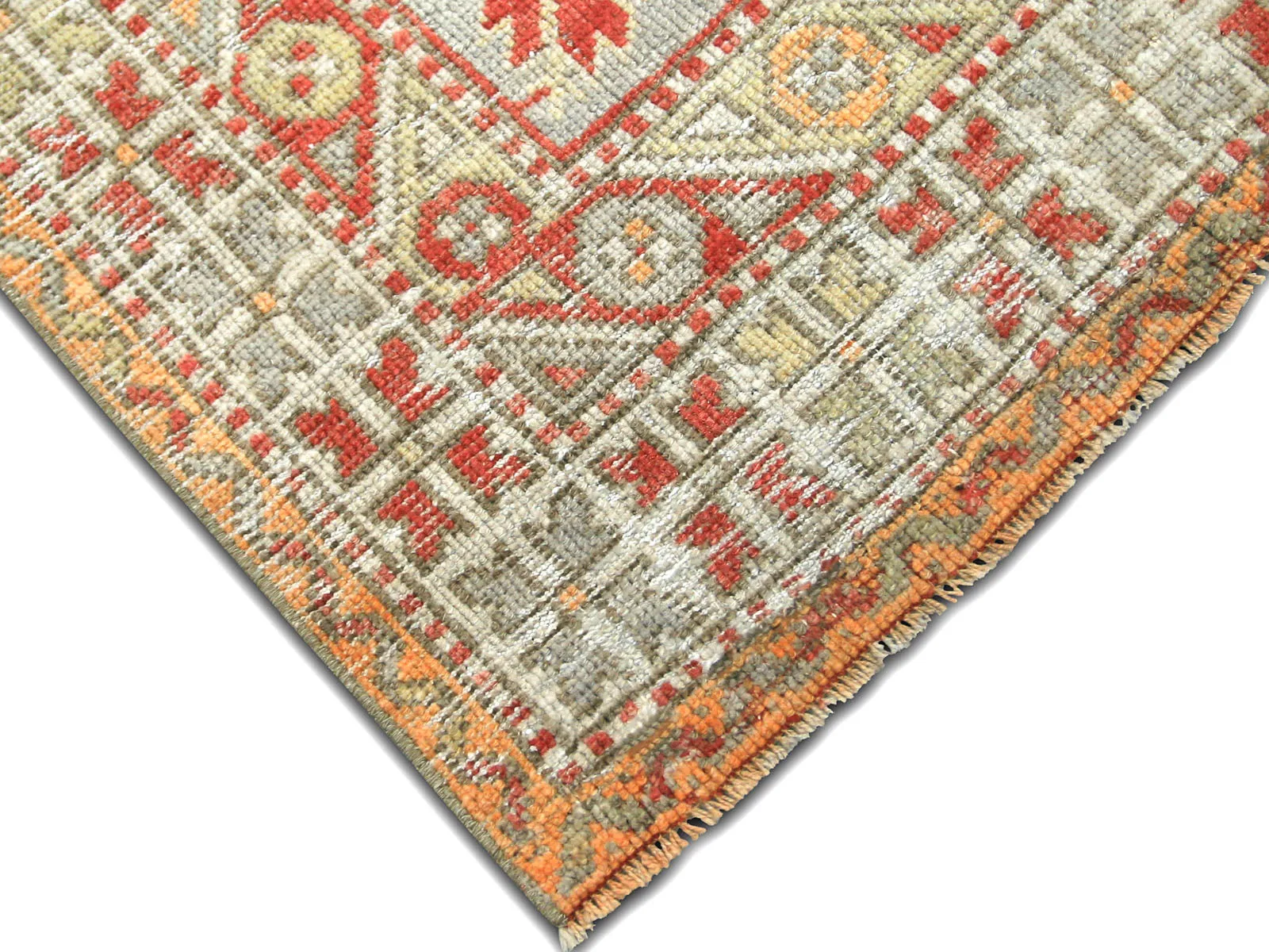 Vintage Turkish Oushak Rug - 3'5" x 4'10"