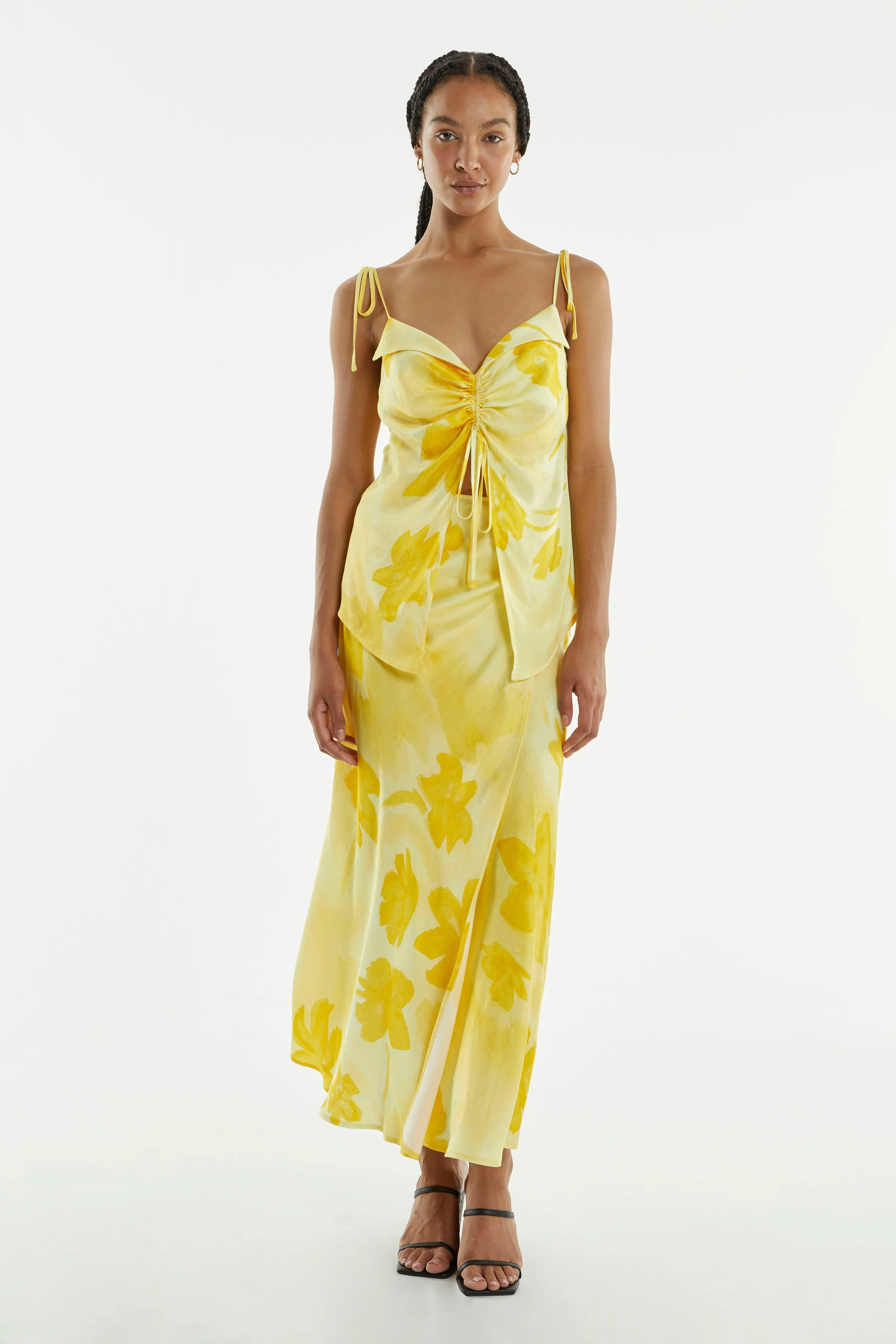 WILD FLOWER DRAW UP CAMI | FLORAL