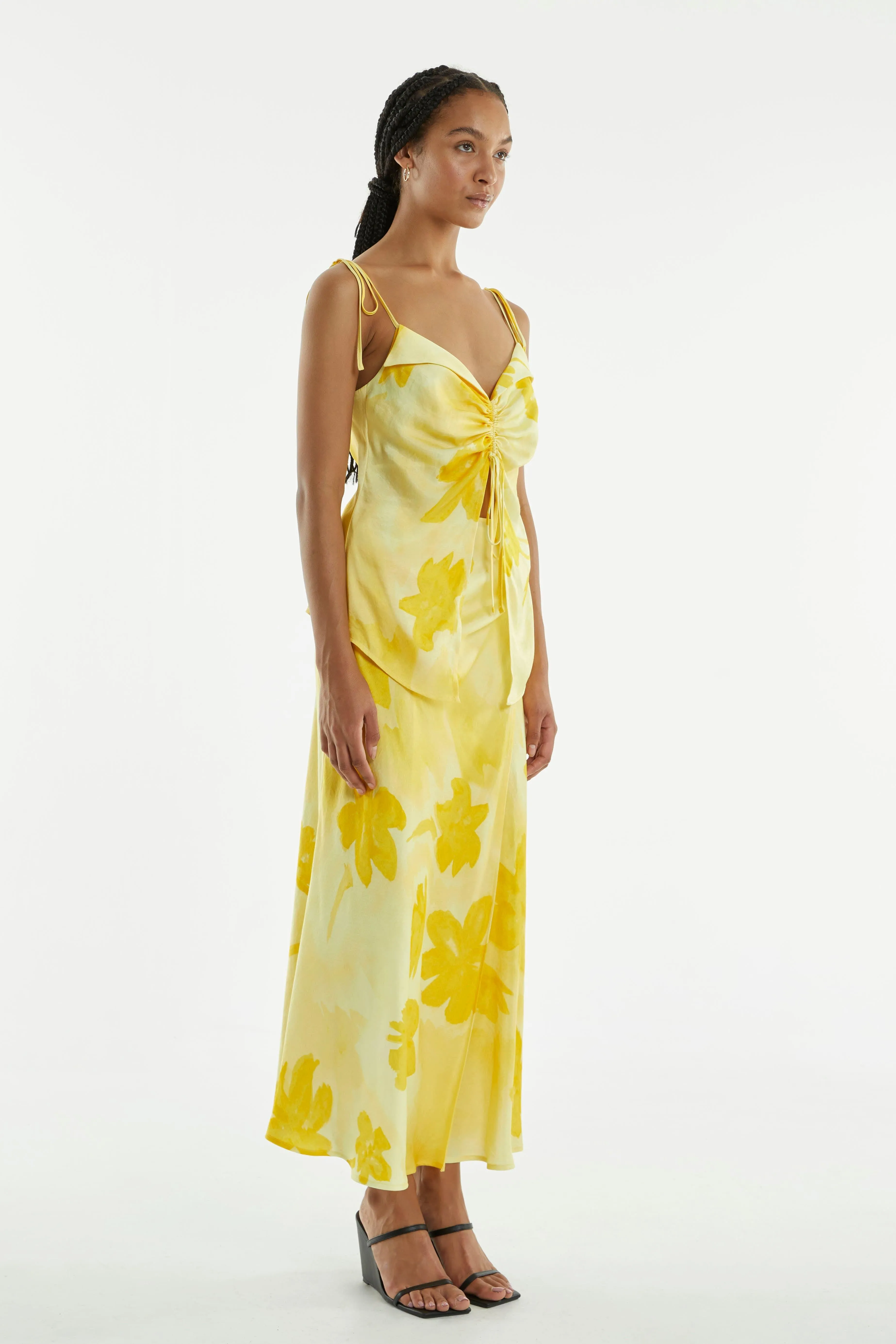 WILD FLOWER DRAW UP CAMI | FLORAL