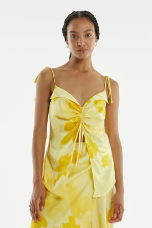 WILD FLOWER DRAW UP CAMI | FLORAL