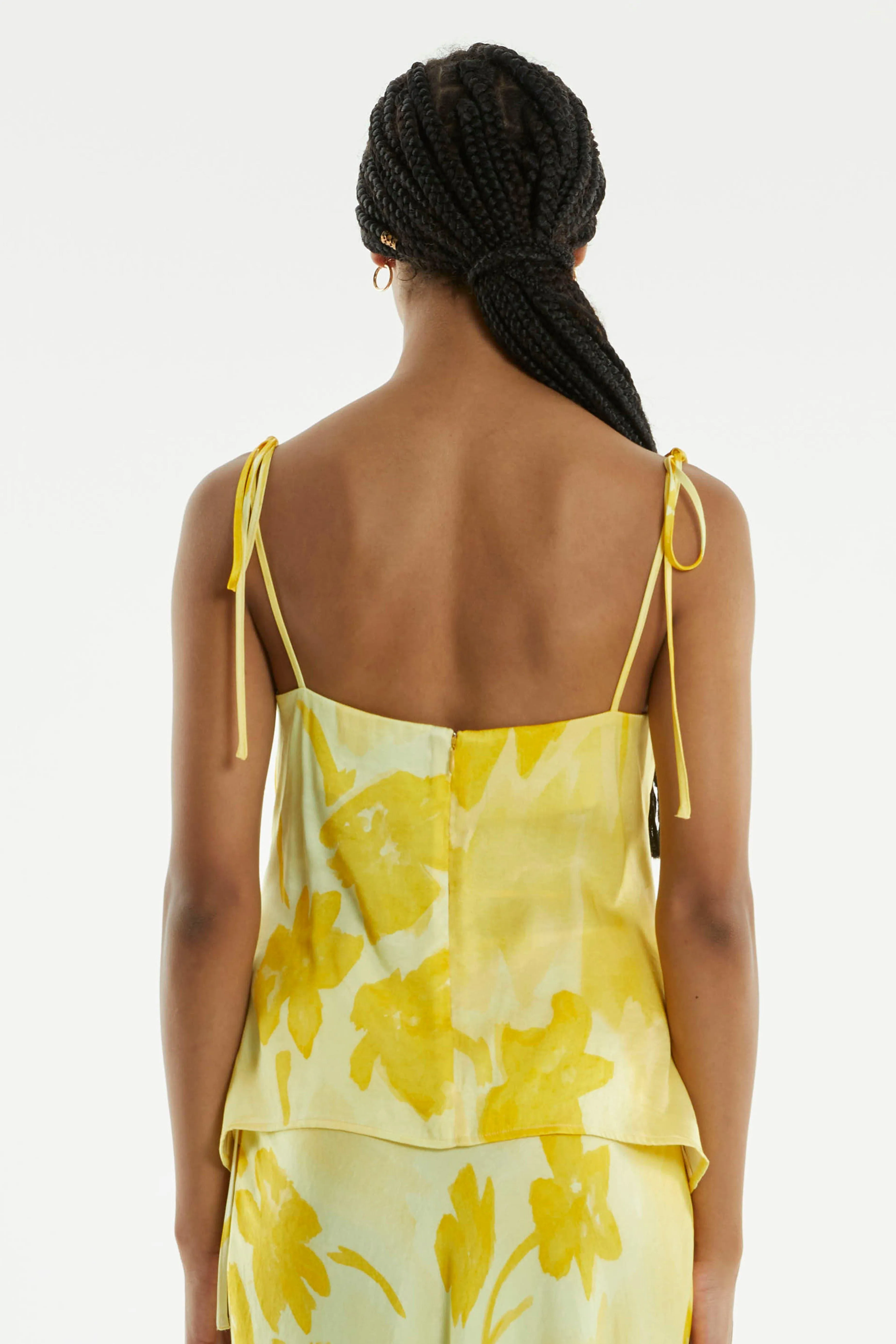 WILD FLOWER DRAW UP CAMI | FLORAL