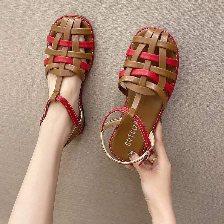 Women's Fashion Outerwear Flats, All-match Sandals