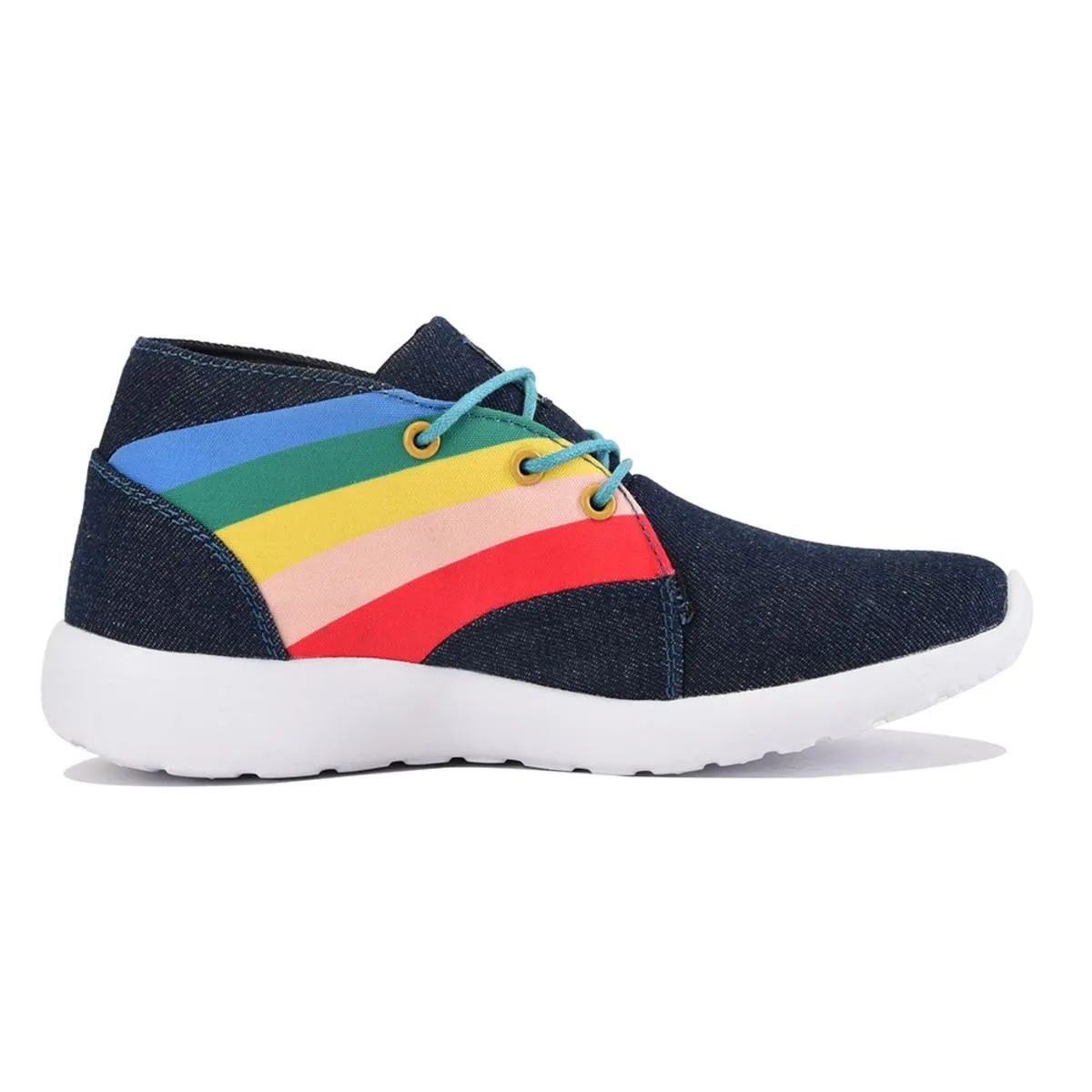 Y.R.U. for Women: Beem Hi Denim Sneaker