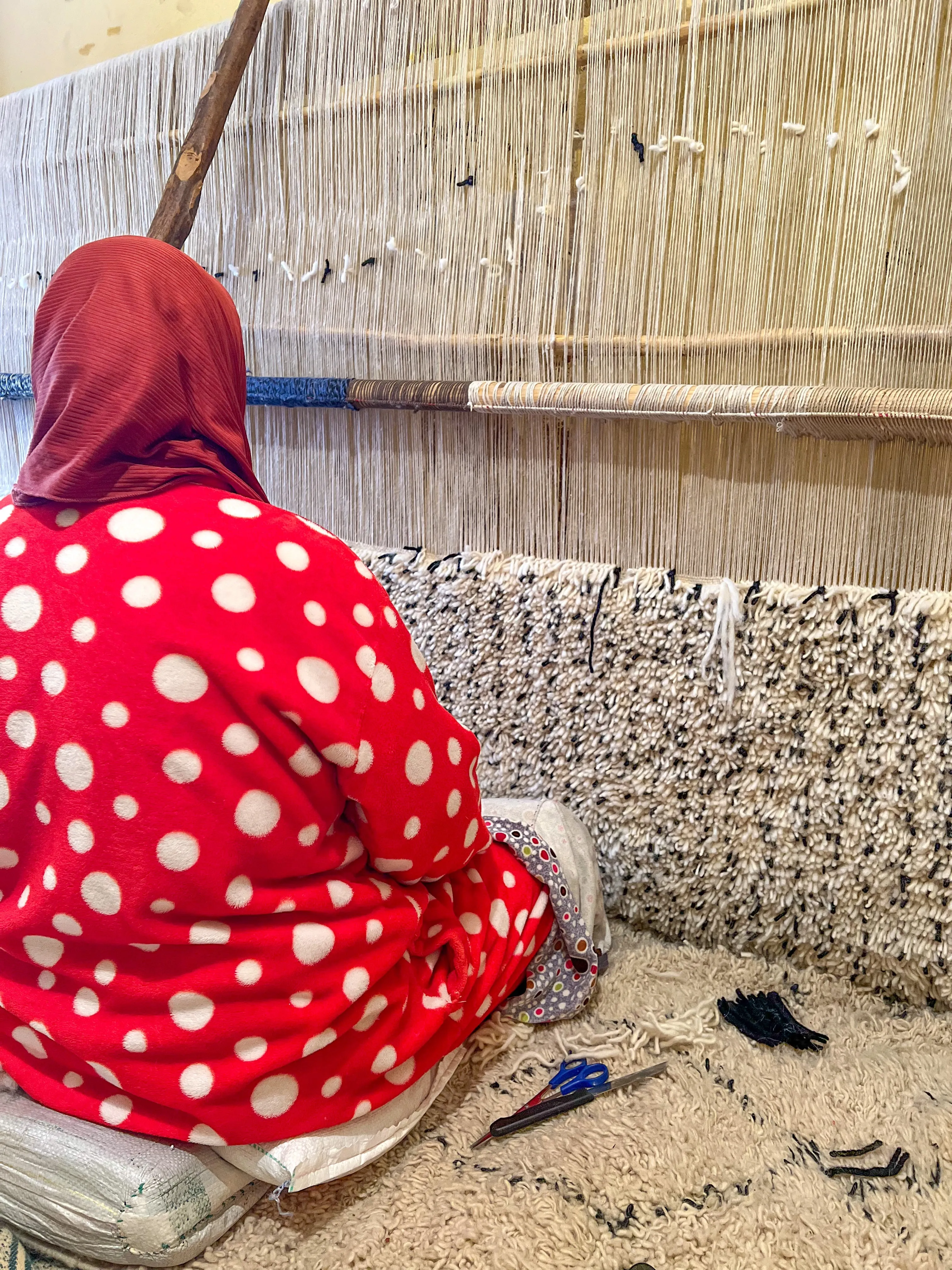 Zahra's Dotted Marmoucha Hand-Knot
