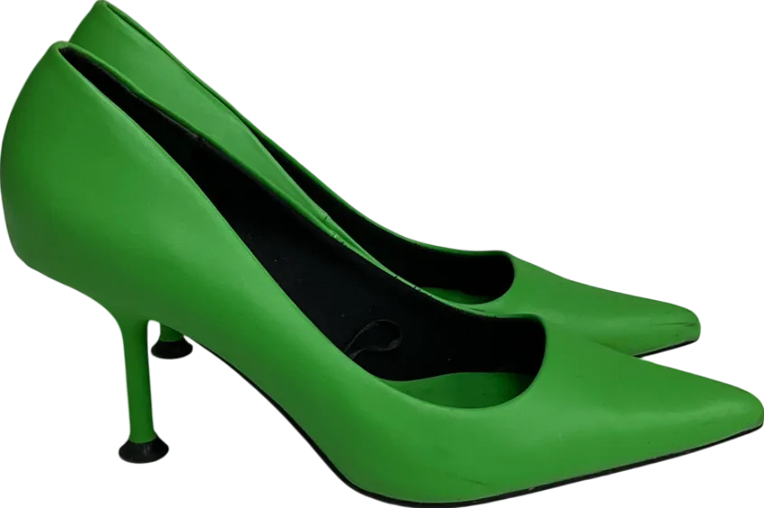 ZARA Emerald Green Heels UK 5 EU 38 👠